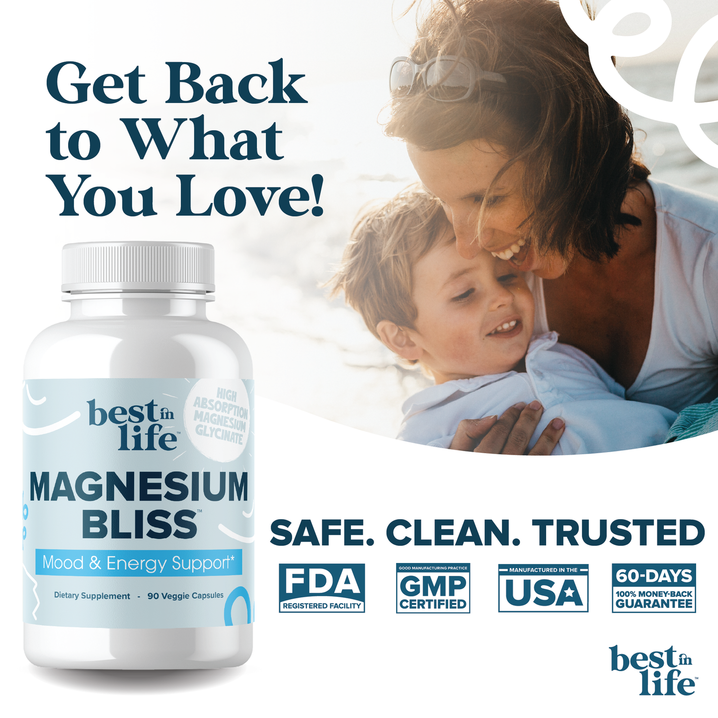 Magnesium Bliss™ Stress Busting Bundle + 4 FREE Bonuses